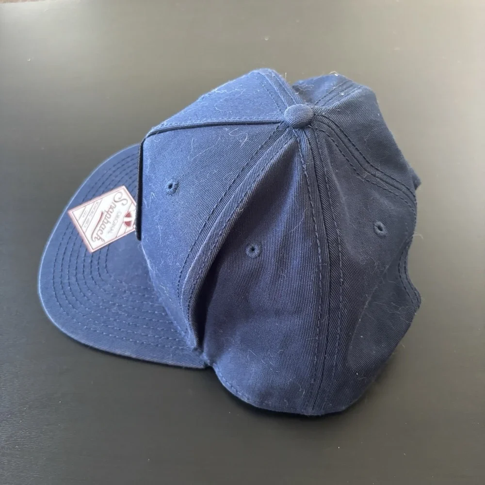 Naruto Konoha‎ Hidden Leaf Village Swirl Logo SnapBack Hat Cap OSFM Blue Orange